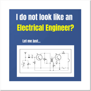 I Do Not Look Like An Electrical Engineer? Posters and Art